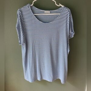 J. Jill Love Linen Striped Shirt